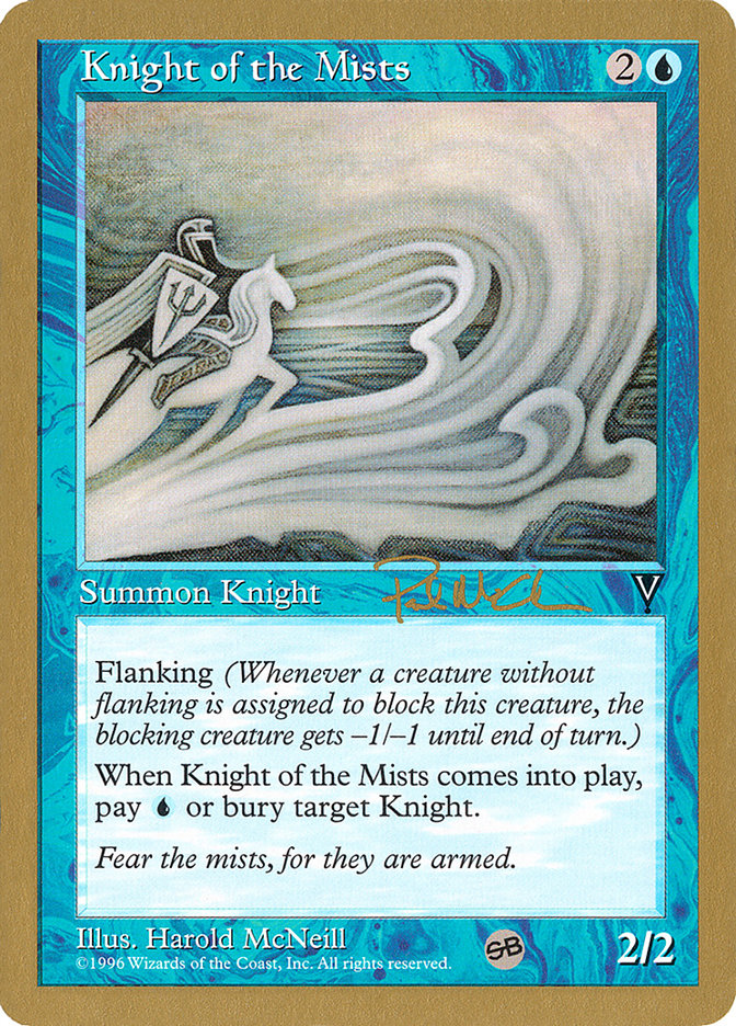 Knight of the Mists (Paul McCabe) (SB) [World Championship Decks 1997] Magic: The Gathering