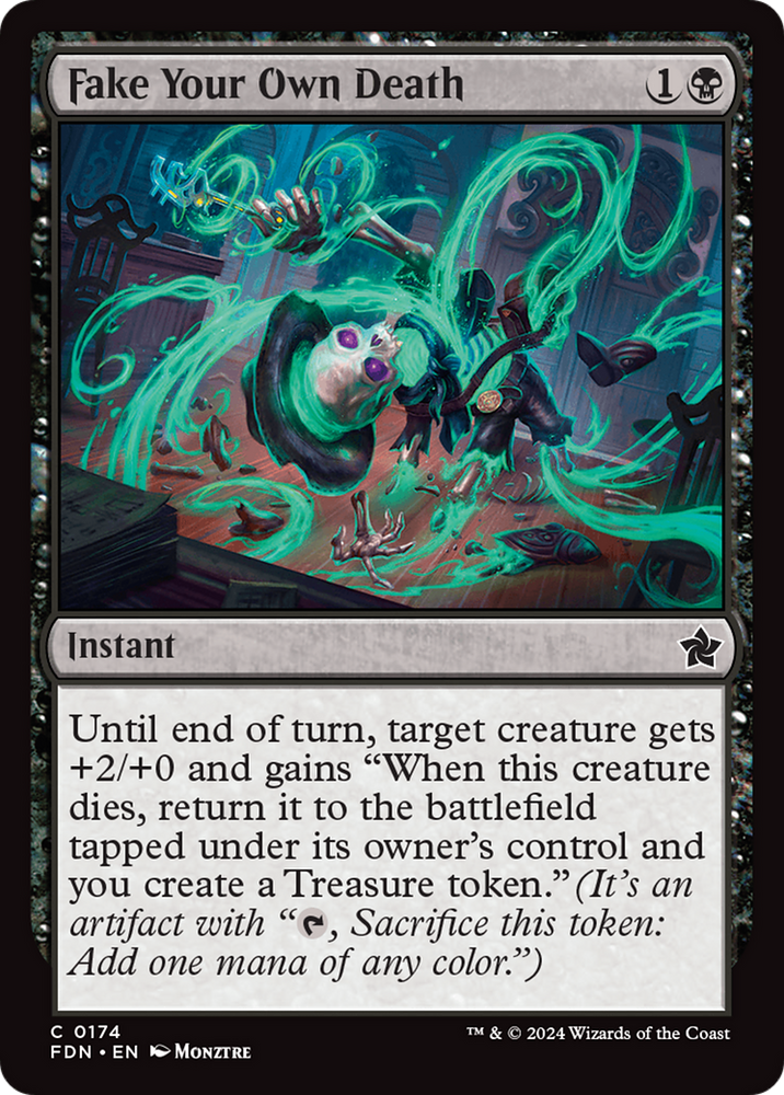 Fake Your Own Death [Foundations] Magic: The Gathering