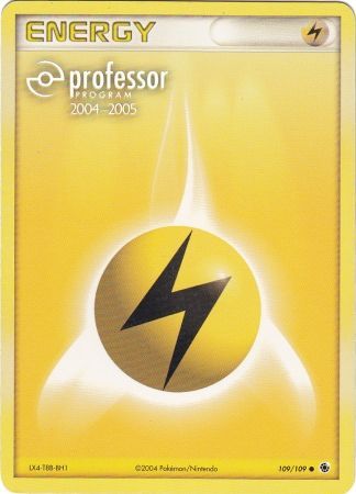 Lightning Energy (109/109) (2004 2005) [Professor Program Promos] Pokémon