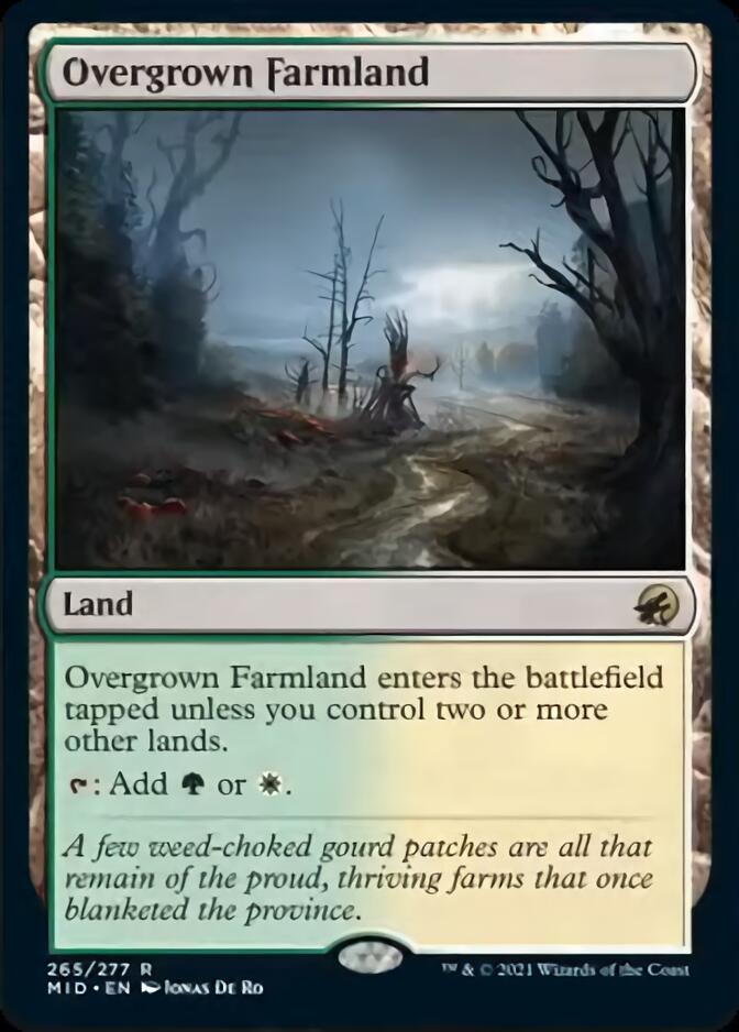 Overgrown Farmland [Innistrad: Midnight Hunt] Magic: The Gathering
