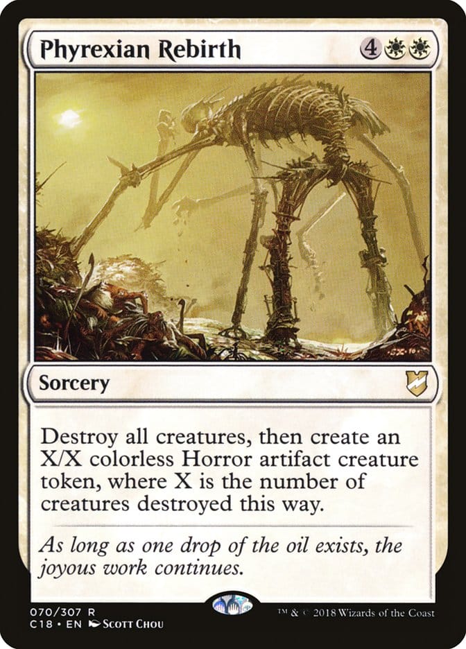 Phyrexian Rebirth [Commander 2018] Magic: The Gathering