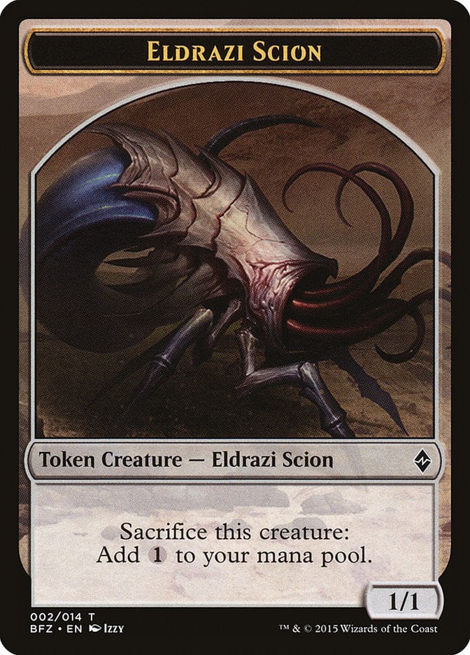 Eldrazi Scion Token (002/014) [Battle for Zendikar Tokens] Magic: The Gathering