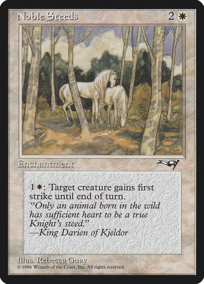 Noble Steeds (Grazing) [Alliances] Magic: The Gathering