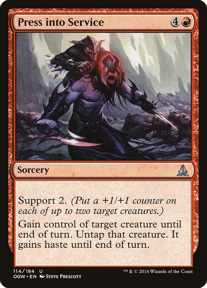 Press into Service [Oath of the Gatewatch] Magic: The Gathering