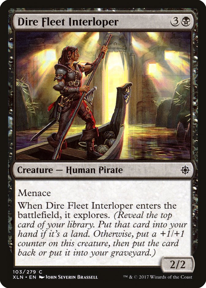 Dire Fleet Interloper [Ixalan] Magic: The Gathering