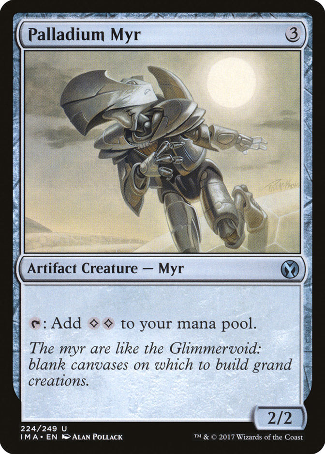Palladium Myr [Iconic Masters] Magic: The Gathering