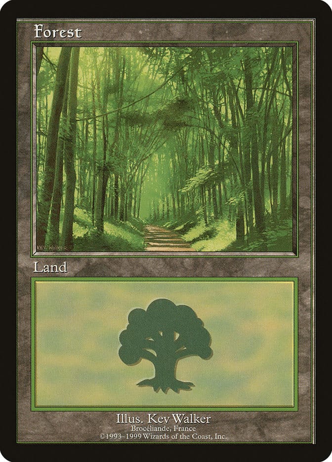 Forest (6) [European Land Program] Magic: The Gathering