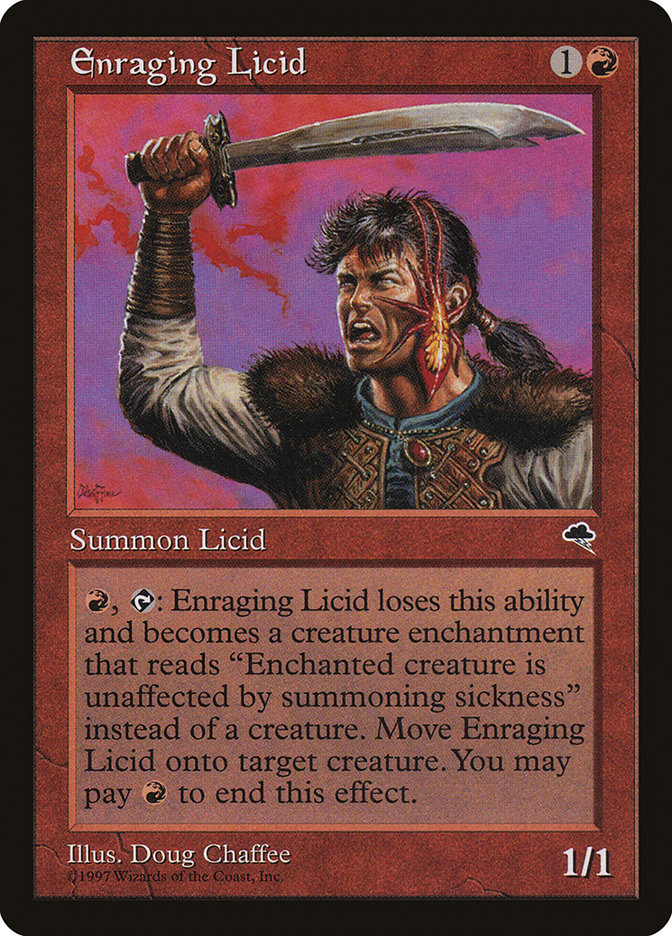 Enraging Licid [Tempest] Magic: The Gathering