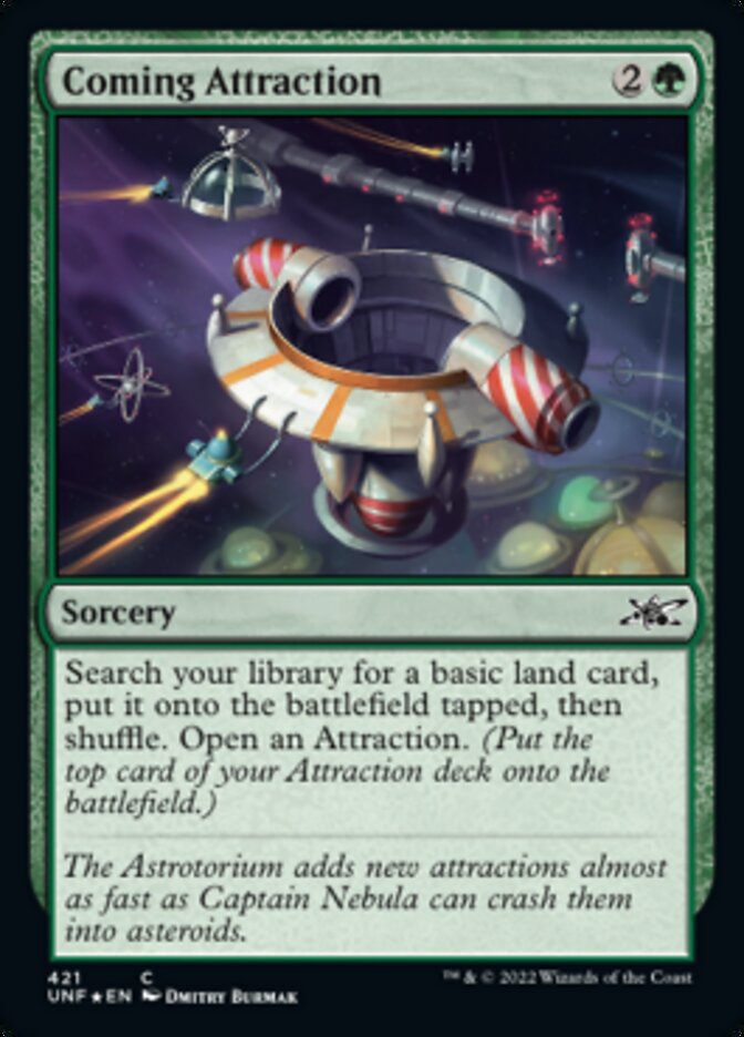 Coming Attraction (Galaxy Foil) [Unfinity] Magic: The Gathering