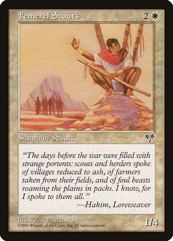 Femeref Scouts [Mirage] Magic: The Gathering