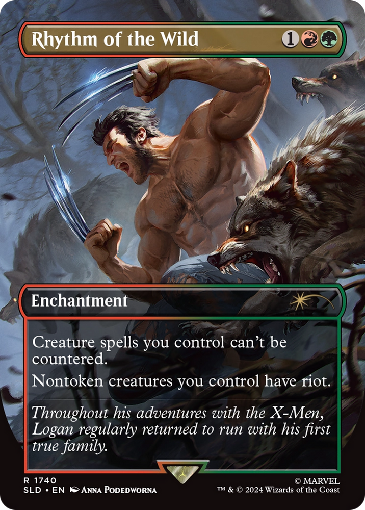 Rhythm of the Wild (Rainbow Foil) [Secret Lair Drop Series] Magic: The Gathering