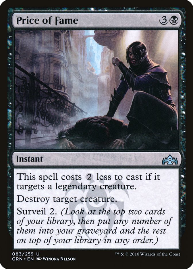 Price of Fame [Guilds of Ravnica] Magic: The Gathering