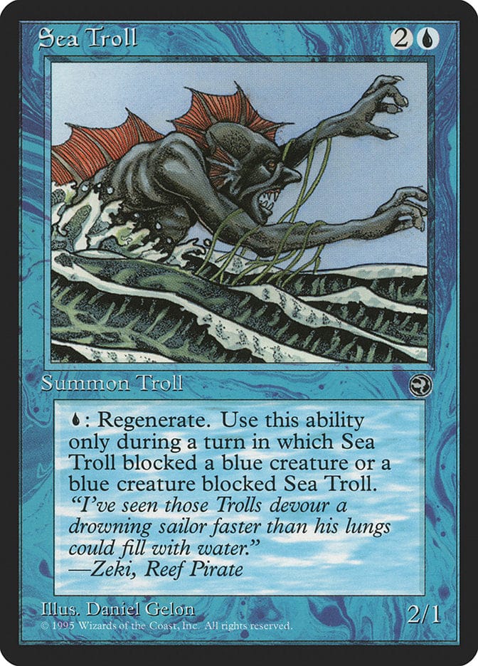 Sea Troll [Homelands] Magic: The Gathering