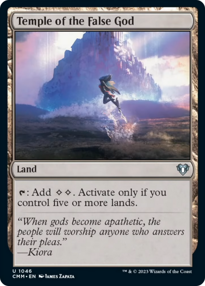 Temple of the False God [Commander Masters] Magic: The Gathering