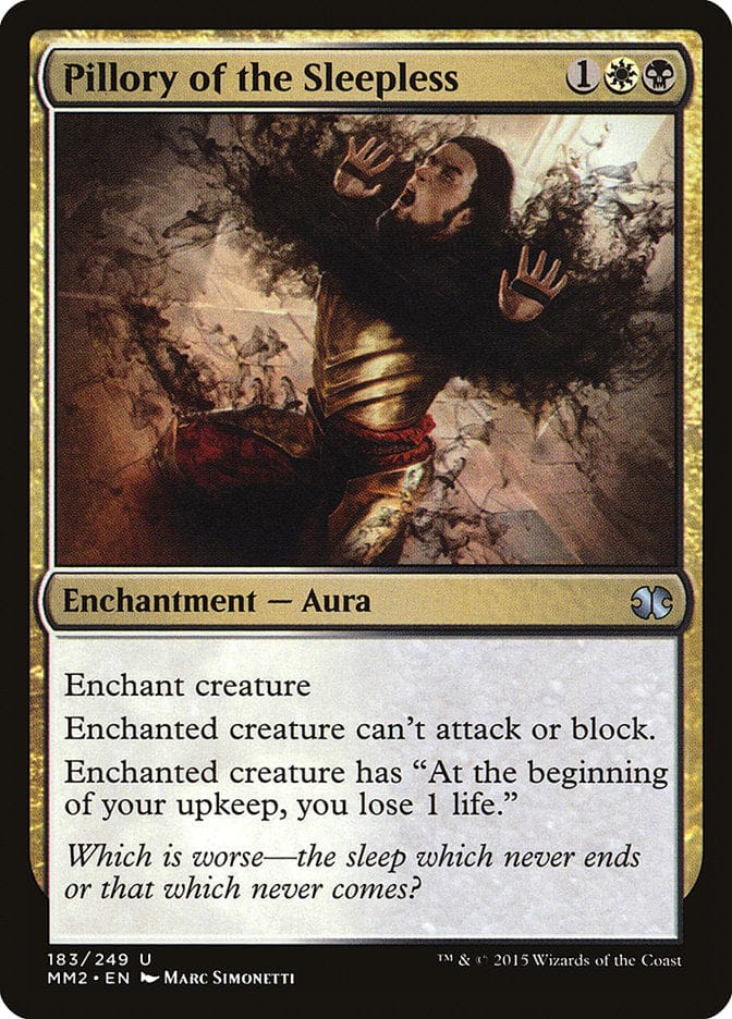 Pillory of the Sleepless [Modern Masters 2015] Magic: The Gathering