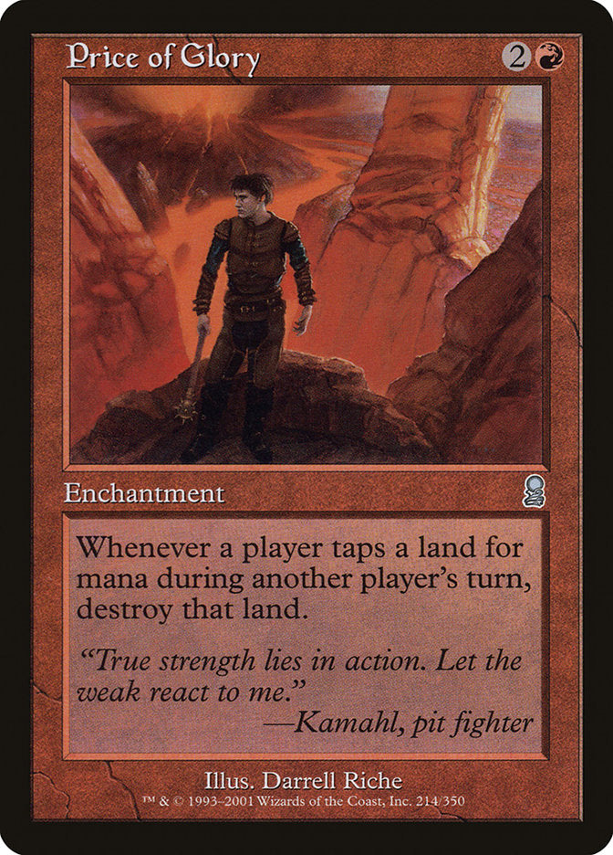 Price of Glory [Odyssey] Magic: The Gathering