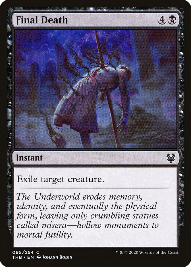 Final Death [Theros Beyond Death] Magic: The Gathering