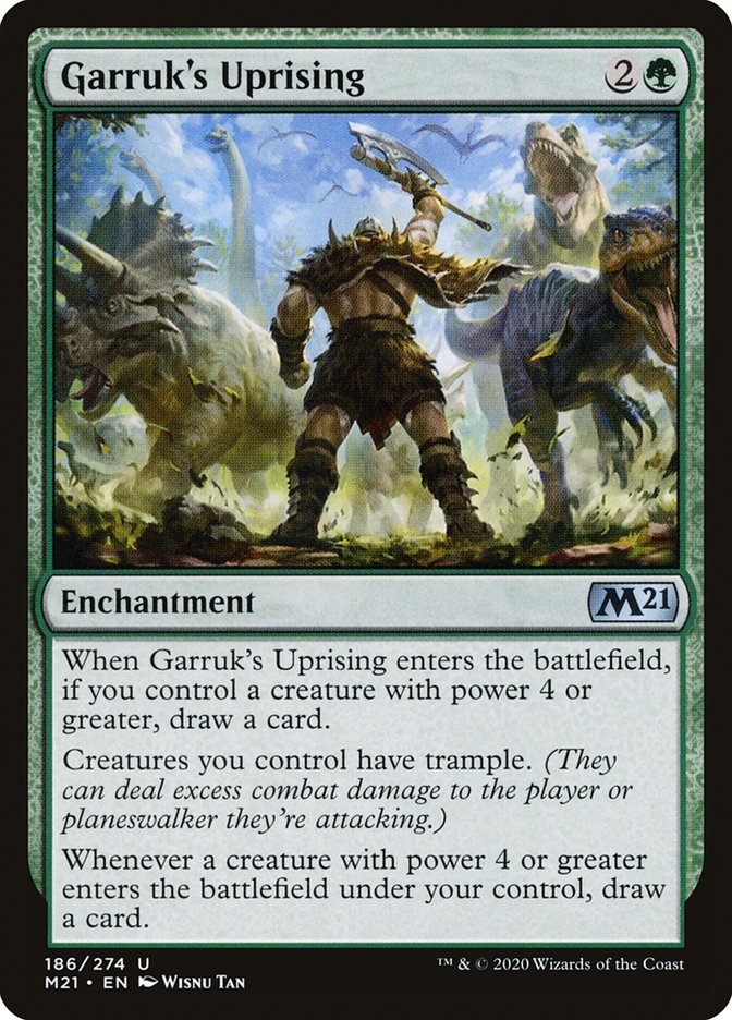 Garruk's Uprising [Core Set 2021] Magic: The Gathering