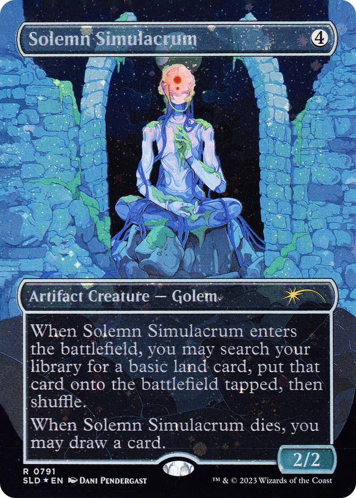 Solemn Simulacrum (1725) (Rainbow Foil) [Secret Lair Drop Series] Magic: The Gathering