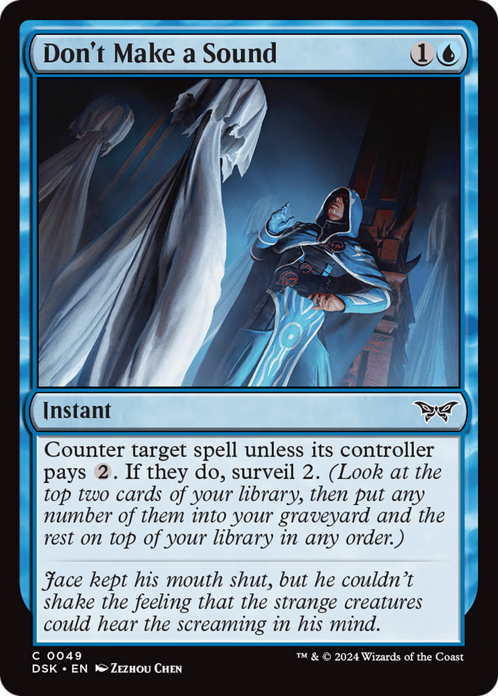 Don't Make a Sound [Duskmourn: House of Horror] Magic: The Gathering
