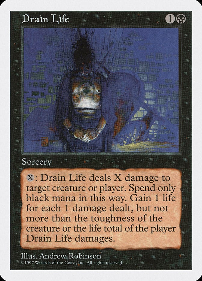 Drain Life [Fifth Edition] Magic: The Gathering