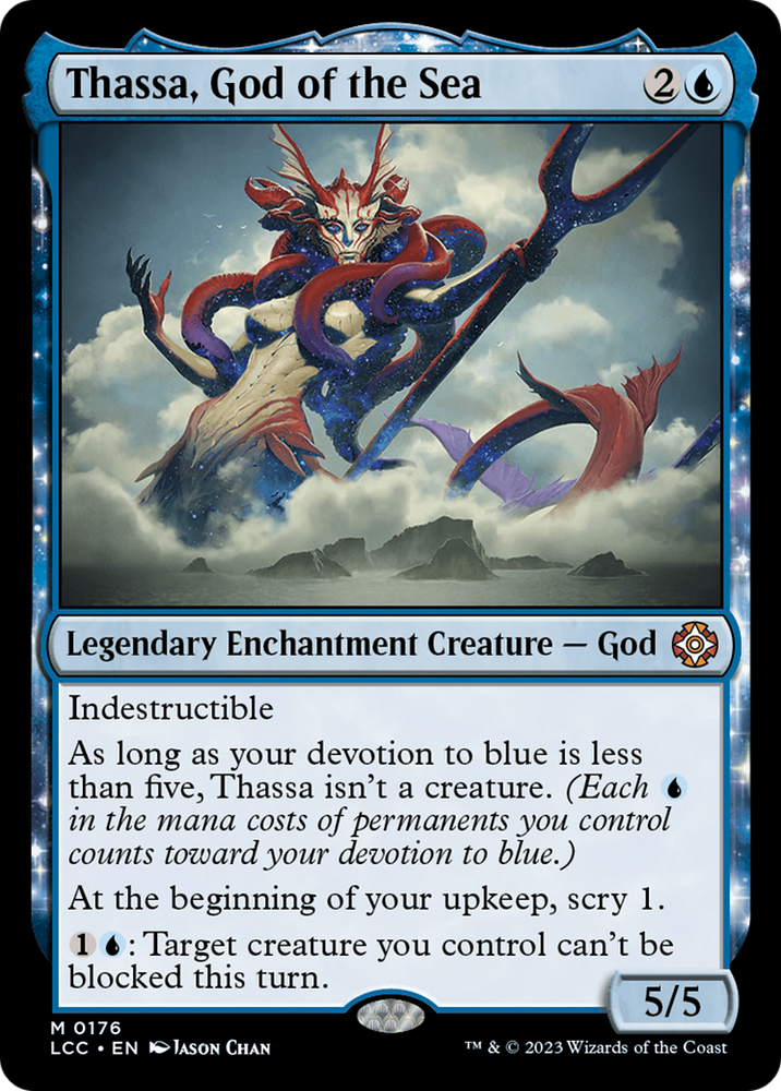 Thassa, God of the Sea [The Lost Caverns of Ixalan Commander] Magic: The Gathering
