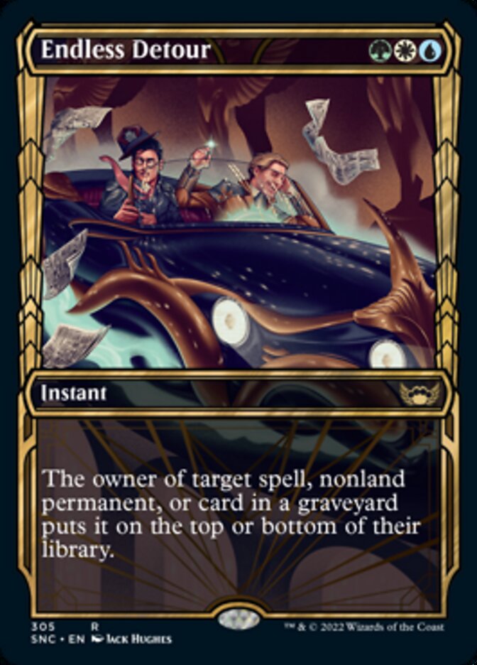 Endless Detour (Showcase Golden Age) [Streets of New Capenna] Magic: The Gathering