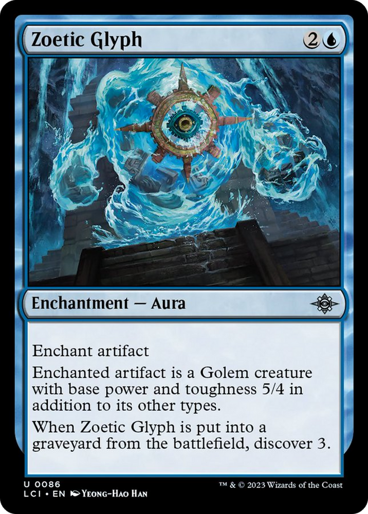 Zoetic Glyph [The Lost Caverns of Ixalan] Magic: The Gathering