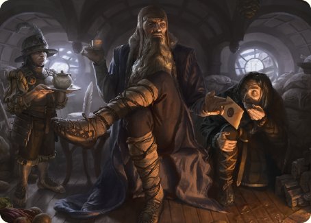 Sharkey, Tyrant of the Shire Art Card [The Lord of the Rings: Tales of Middle-earth Art Series] Magic: The Gathering
