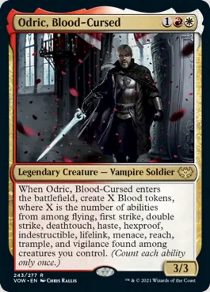 Odric, Blood-Cursed [Innistrad: Crimson Vow] Magic: The Gathering