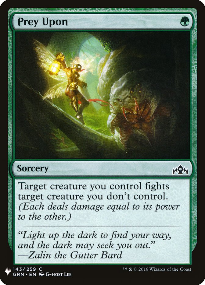 Prey Upon [Mystery Booster] Magic: The Gathering