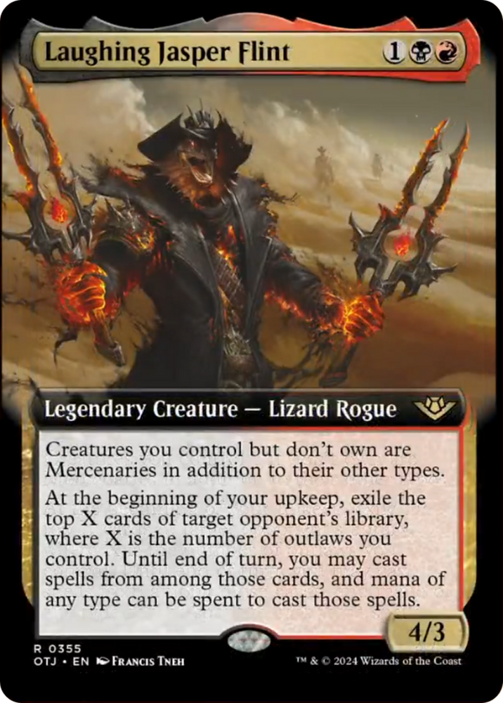 Laughing Jasper Flint (Extended Art) [Outlaws of Thunder Junction] Magic: The Gathering
