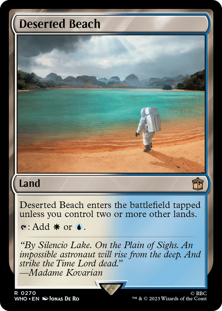 Deserted Beach [Doctor Who] Magic: The Gathering
