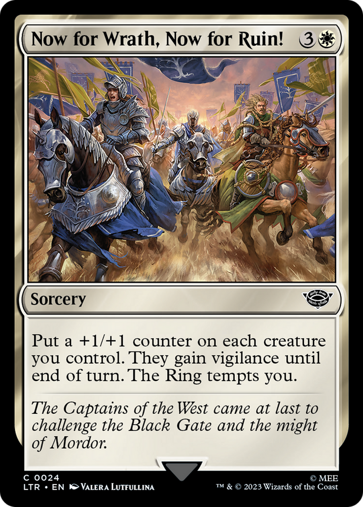 Now for Wrath, Now for Ruin! [The Lord of the Rings: Tales of Middle-Earth] Magic: The Gathering