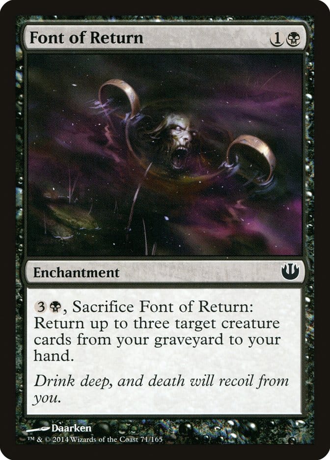 Font of Return [Journey into Nyx] Magic: The Gathering