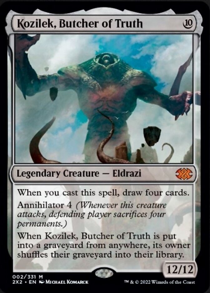 Kozilek, Butcher of Truth [Double Masters 2022] Magic: The Gathering