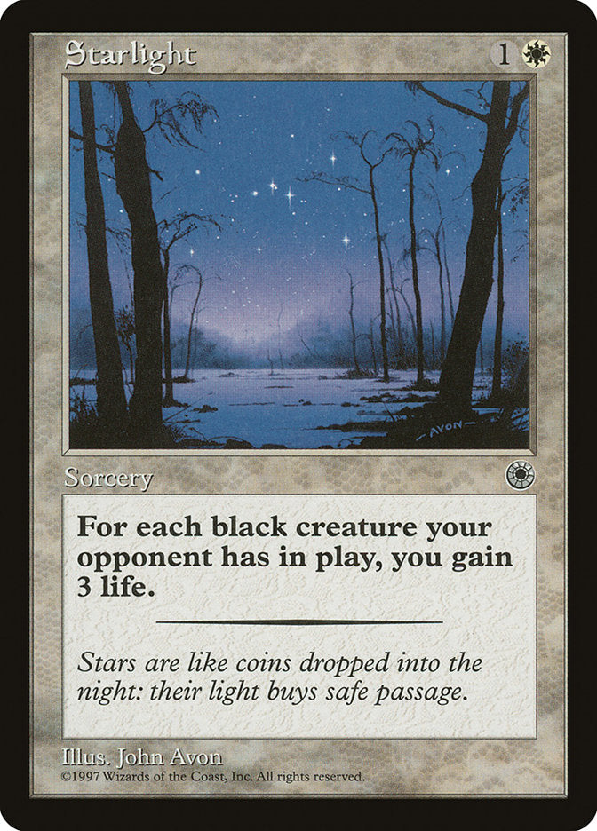 Starlight [Portal] Magic: The Gathering