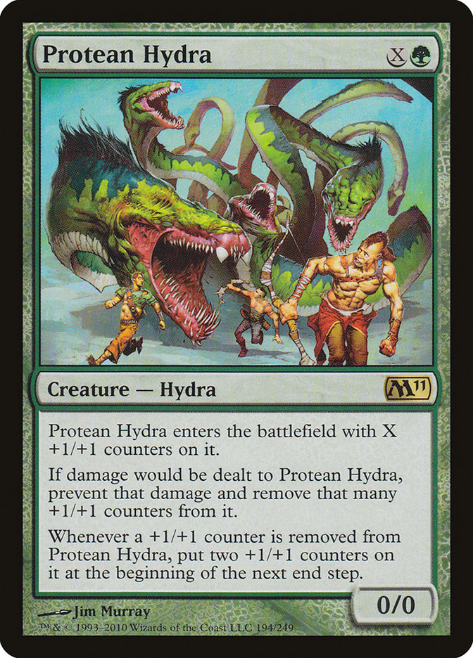 Protean Hydra [Magic 2011] Magic: The Gathering