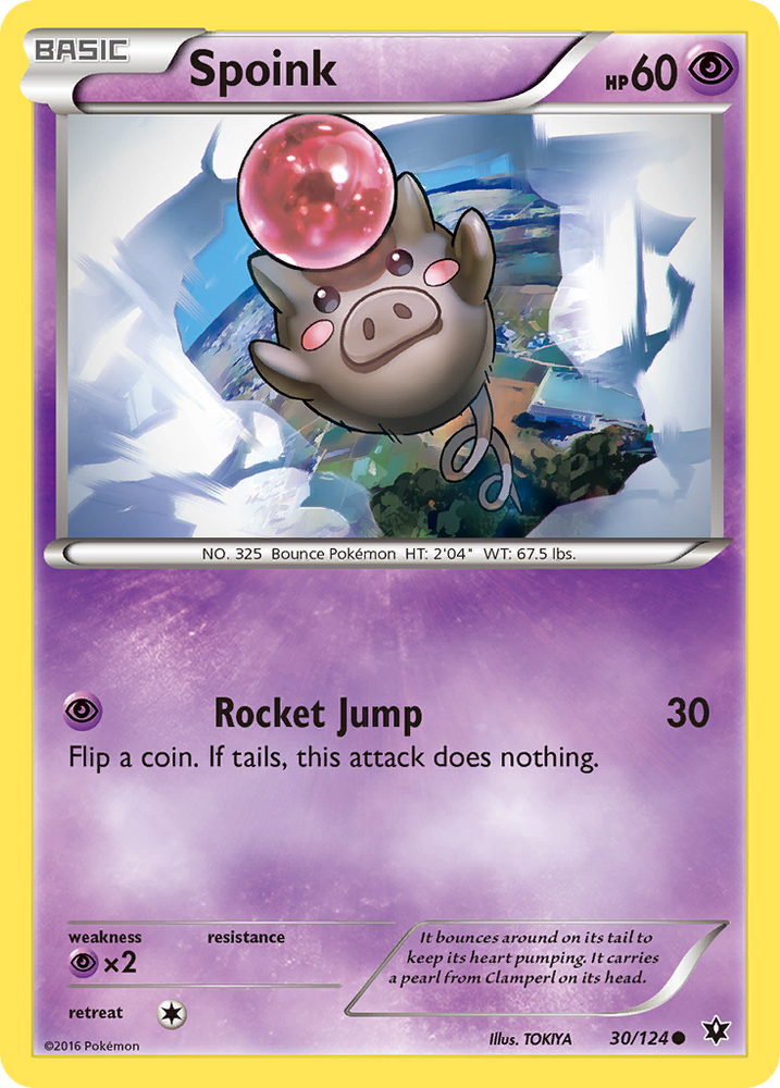 Spoink (30/124) [XY: Fates Collide] Pokémon