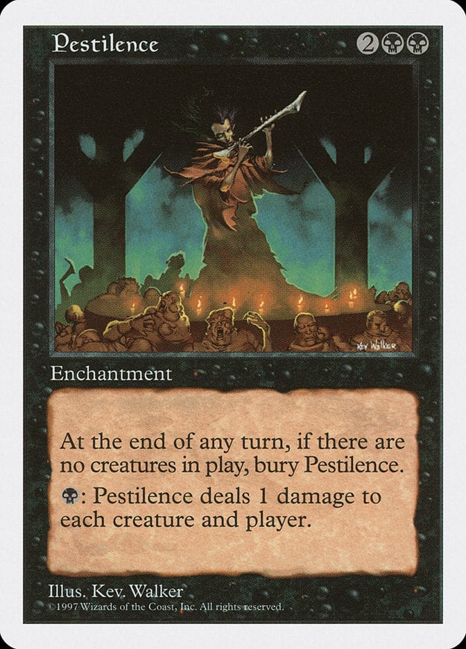 Pestilence [Fifth Edition] Magic: The Gathering