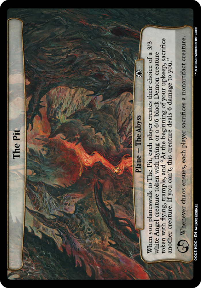 The Pit [March of the Machine Commander] Magic: The Gathering
