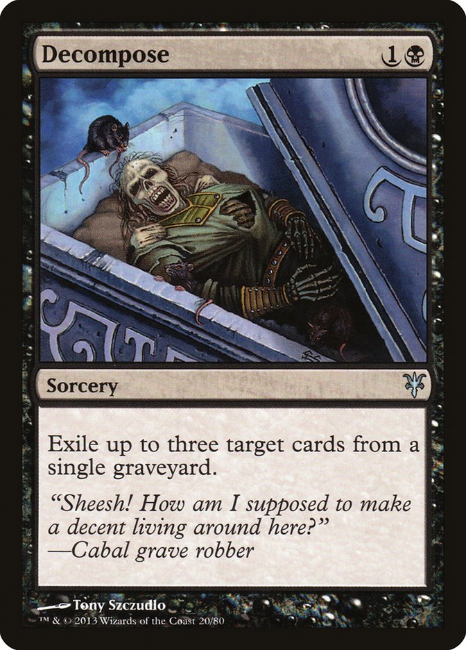 Decompose [Duel Decks: Sorin vs. Tibalt] Magic: The Gathering