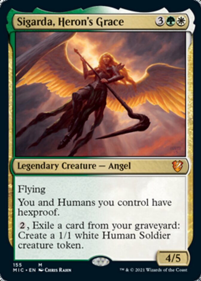 Sigarda, Heron's Grace [Innistrad: Midnight Hunt Commander] Magic: The Gathering