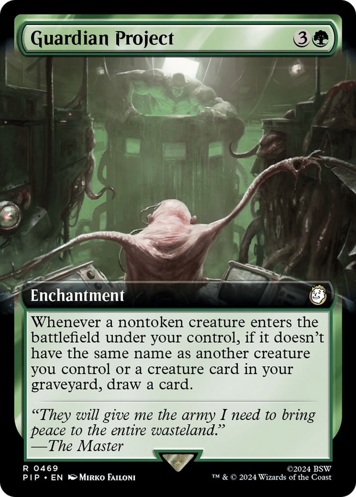 Guardian Project (Extended Art) [Fallout] Magic: The Gathering