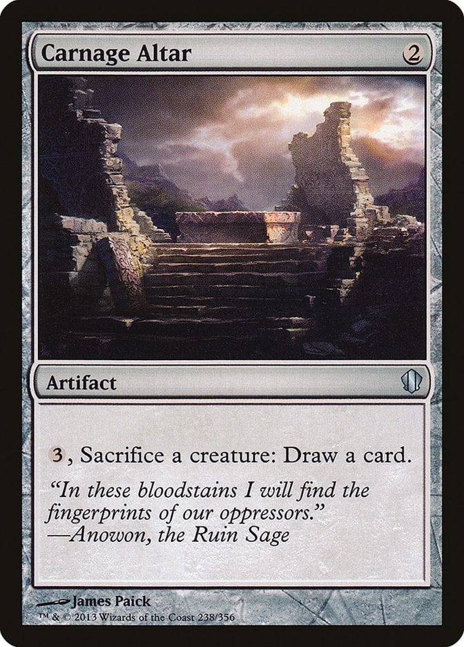 Carnage Altar [Commander 2013] Magic: The Gathering