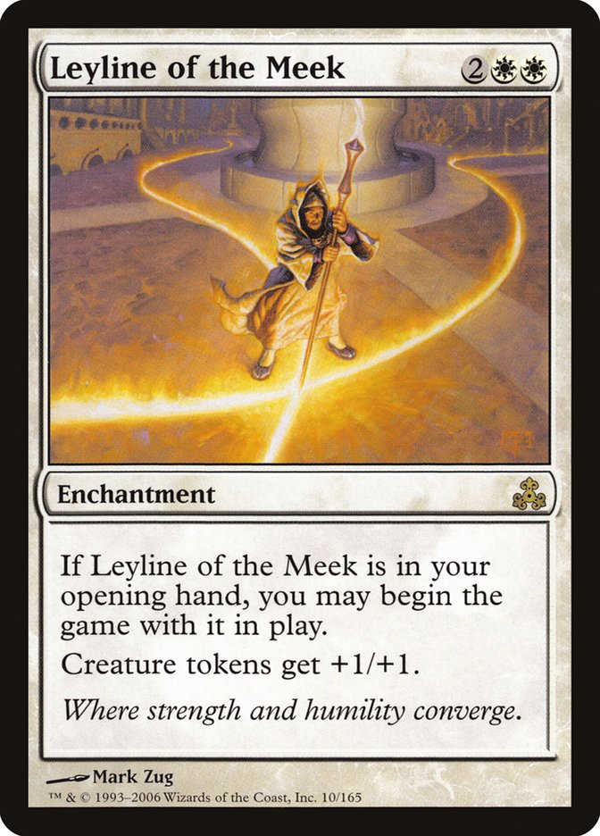 Leyline of the Meek [Guildpact] Magic: The Gathering