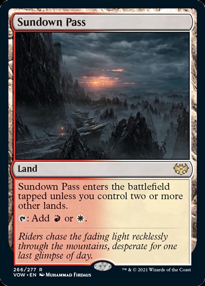 Sundown Pass [Innistrad: Crimson Vow] Magic: The Gathering