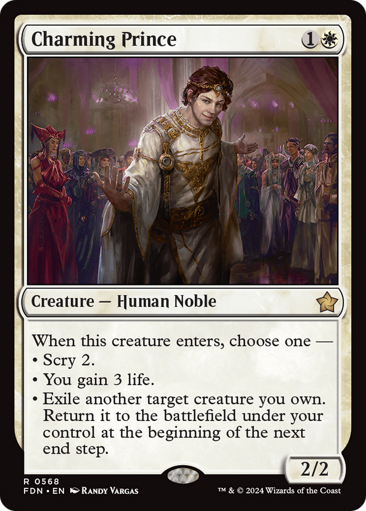 Charming Prince [Foundations] Magic: The Gathering