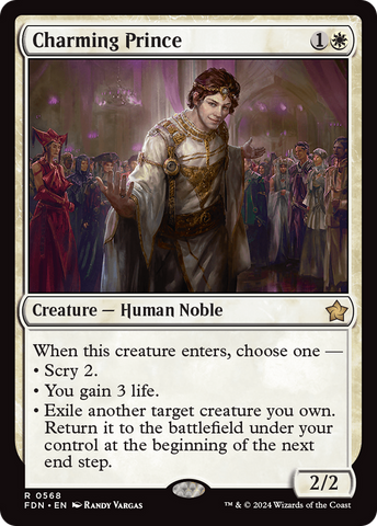 Charming Prince [Foundations] Magic: The Gathering