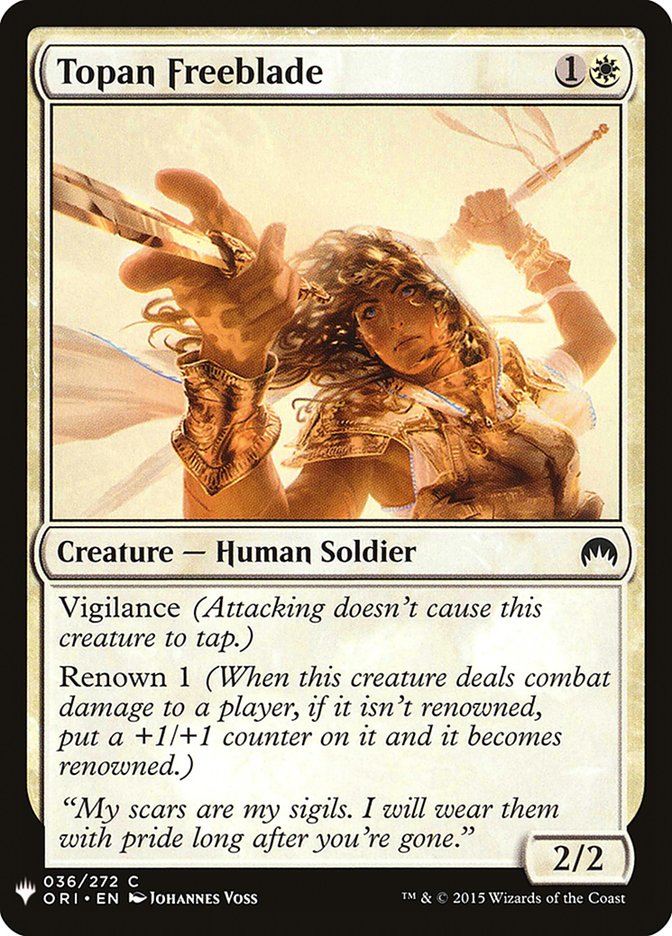 Topan Freeblade [Mystery Booster] Magic: The Gathering